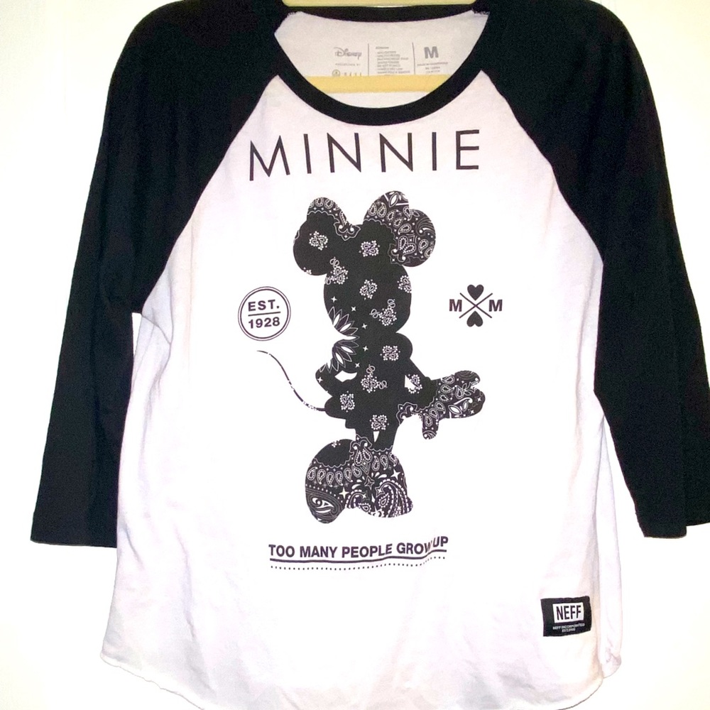 Minnie Mouse Disney x Neff  Baseball Raglan